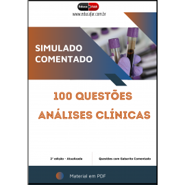 Simulado Comentado - 100 Questões - Análises Clínicas